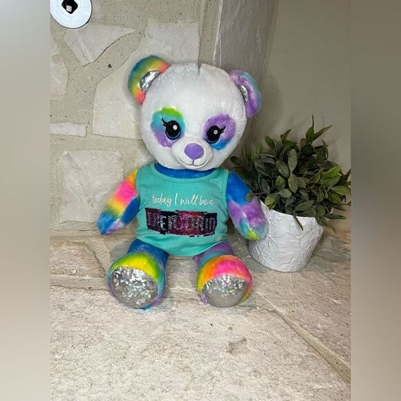 Build A Bear rainbow friends panda bear - Picture 3 of 3